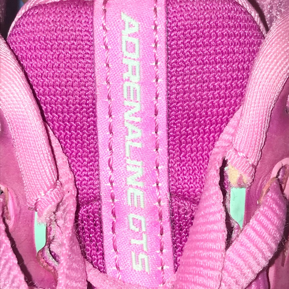 Brooks Adrenaline GTS 23 Pink Mint Green Running Shoes Womens 7.5 B  Walking - Picture 16 of 16